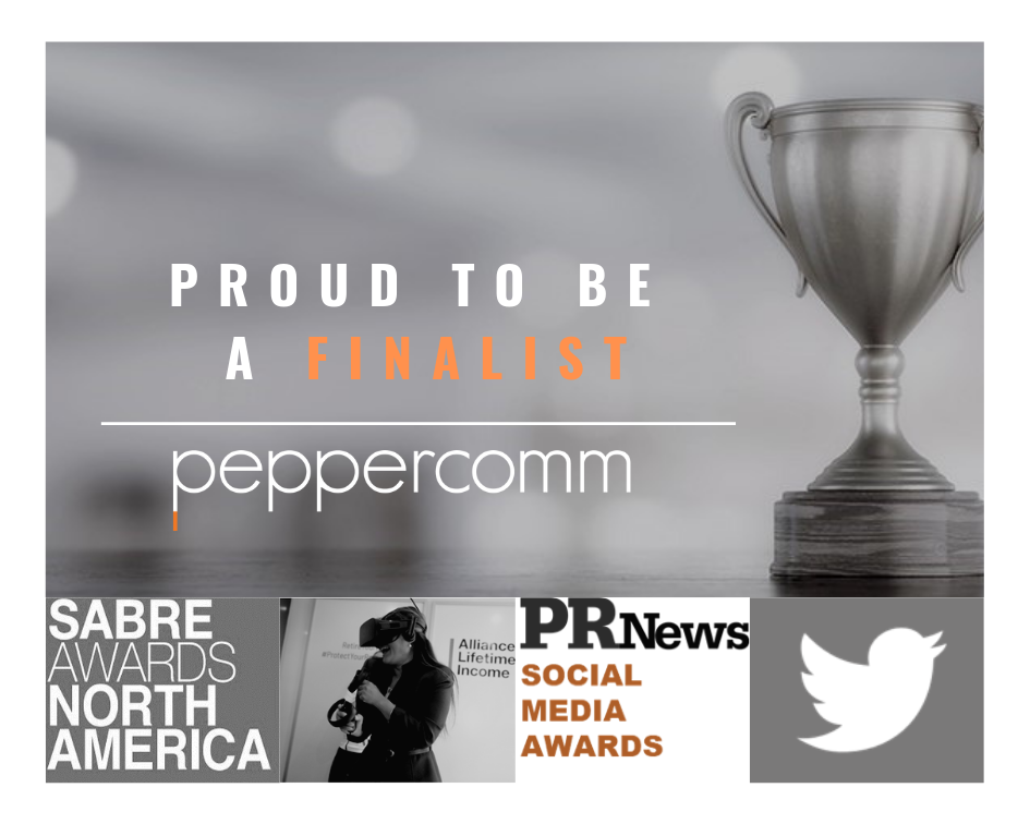 A FINALIST FOR TWO INDUSTRY AWARDS